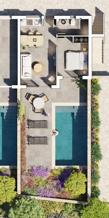 Pnoes Luxury Suites ปัลลูรี ภายนอก รูปภาพ
